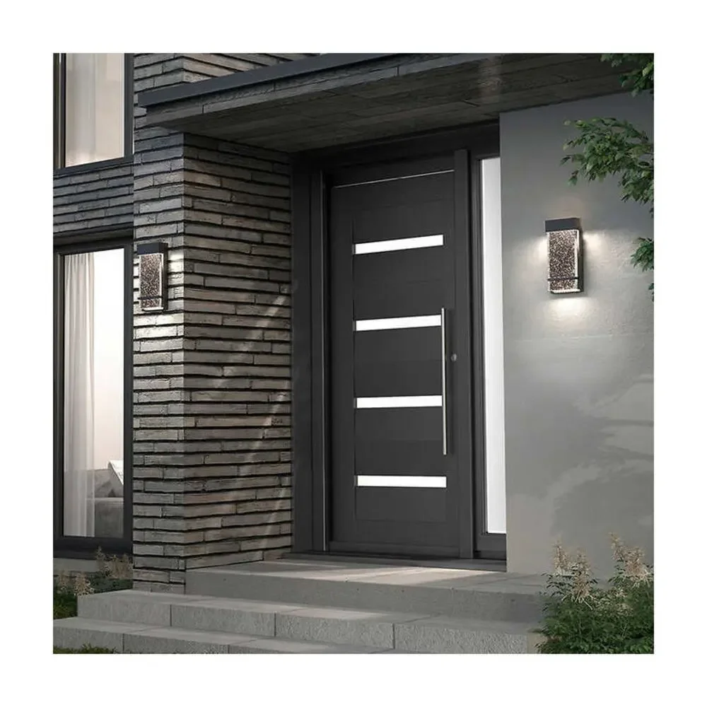 Artika Skyler LED Indoor Outdoor Wall Sconce Lantern Black NIB